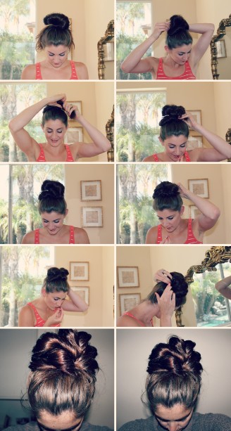 Oh-So-Simple Bun Hairstyles Tutorials: Twisted Bun