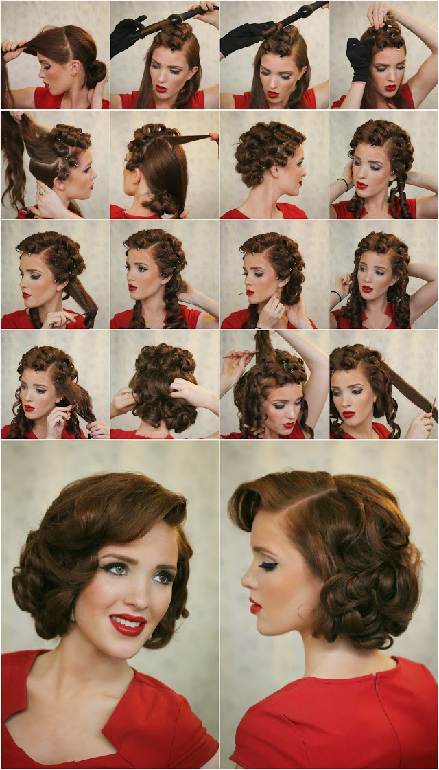 17 Ways to Make the Vintage Hairstyles - Pretty Designs