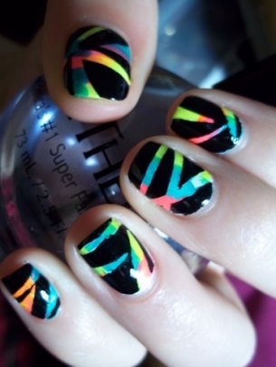 Rainbow Nails