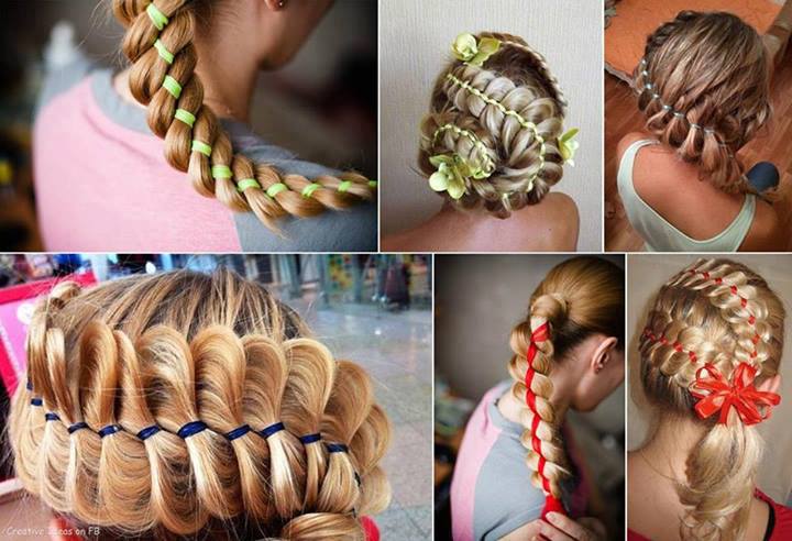 Ribbon Braided Hair