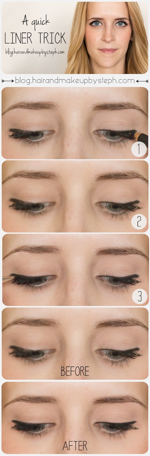 Useful Makeup Tutorials for Sophisticated Looks: Liner Tricks