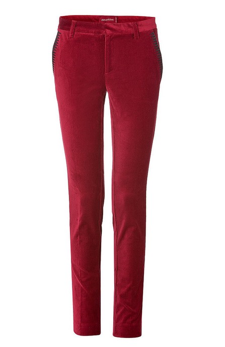 Zadig & Voltaire Red Velvet Pants ($206, originally $295)