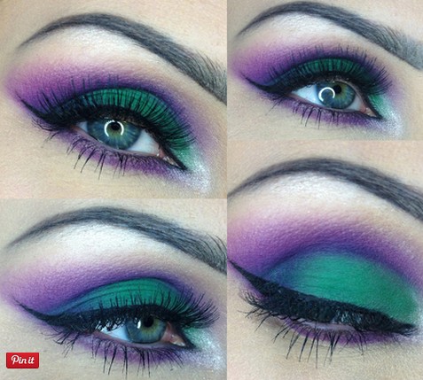 20 Mysterious Purple Smokey Makeup Tutorials