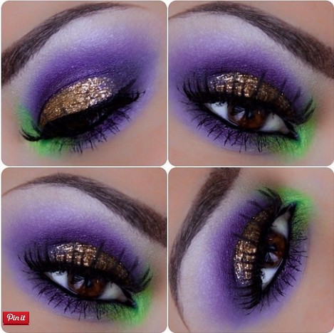 20 Mysterious Purple Smokey Makeup Tutorials