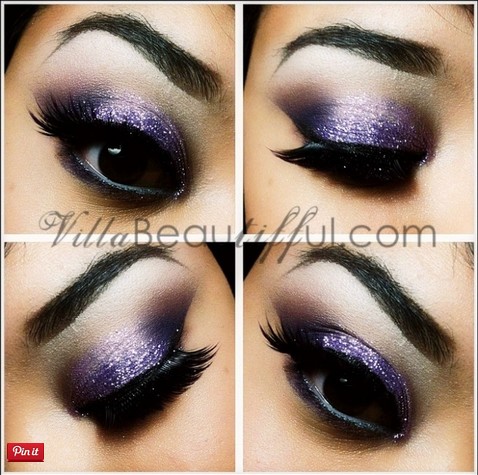 20 Mysterious Purple Smokey Makeup Tutorials