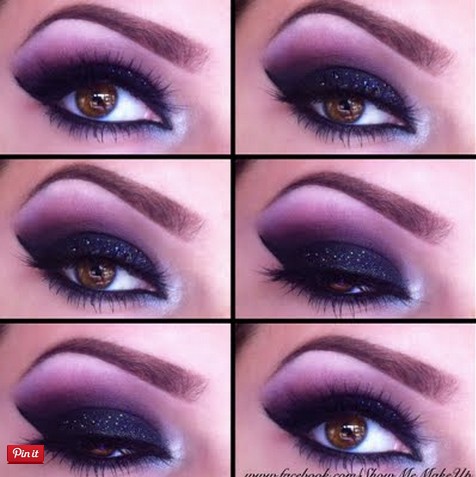 20 Mysterious Purple Smokey Makeup Tutorials