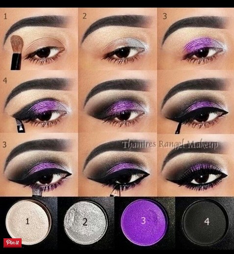 20 Mysterious Purple Smokey Makeup Tutorials