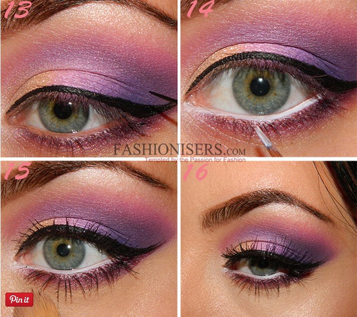 20 Mysterious Purple Smokey Makeup Tutorials