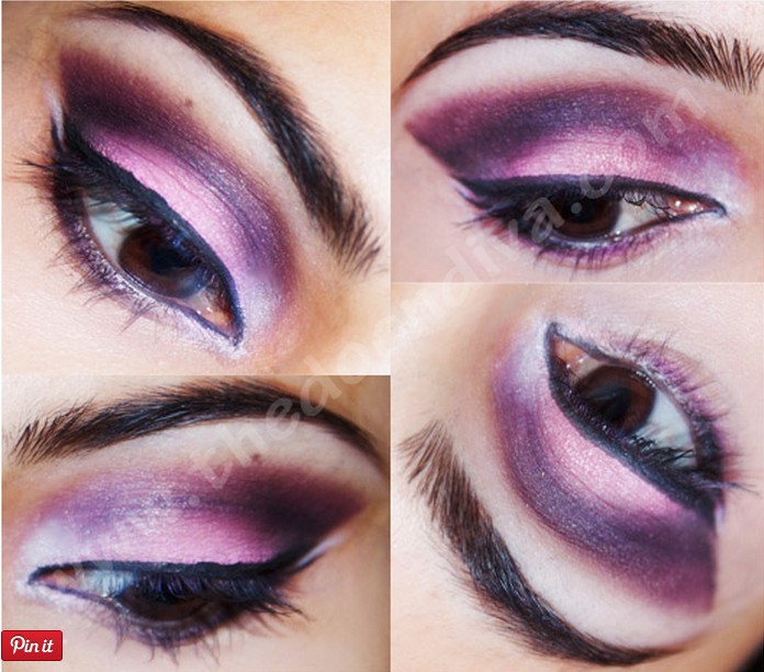 20 Mysterious Purple Smokey Makeup Tutorials