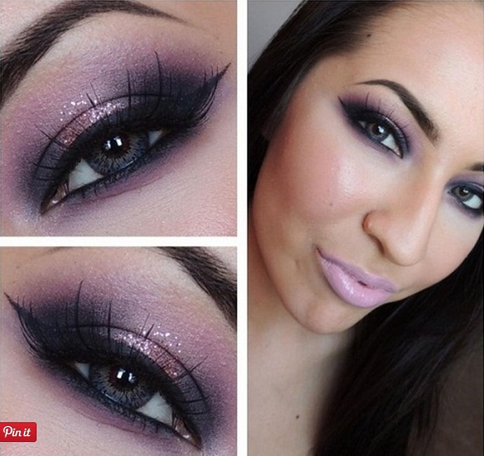 20 Mysterious Purple Smokey Makeup Tutorials