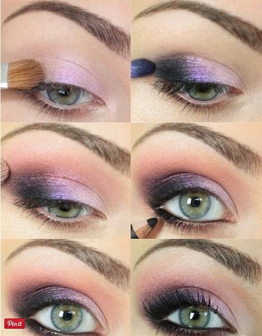 20 Mysterious Purple Smokey Makeup Tutorials