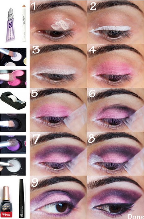 20 Mysterious Purple Smokey Makeup Tutorials