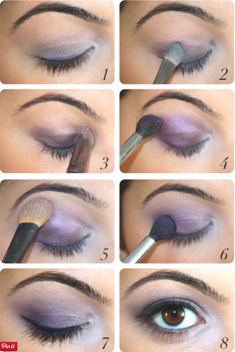 20 Mysterious Purple Smokey Makeup Tutorials