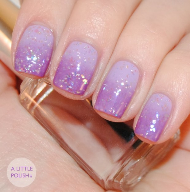 24 Ingenious Purple Nail Ideas for 2014