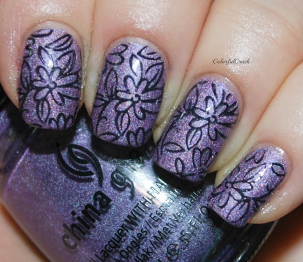 24 Ingenious Purple Nail Ideas for 2014