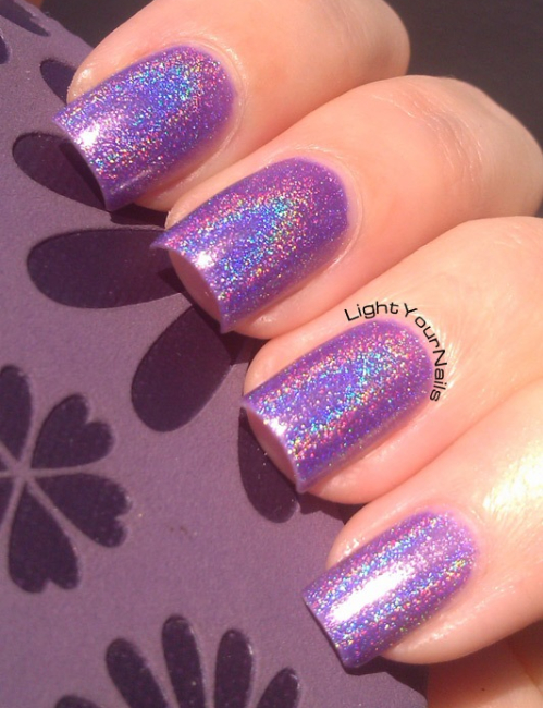 24 Ingenious Purple Nail Ideas for 2014