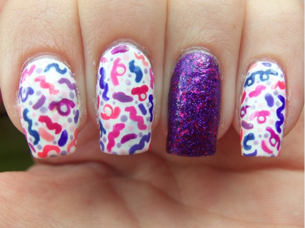 24 Ingenious Purple Nail Ideas for 2014