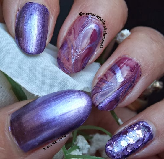 24 Ingenious Purple Nail Ideas for 2014