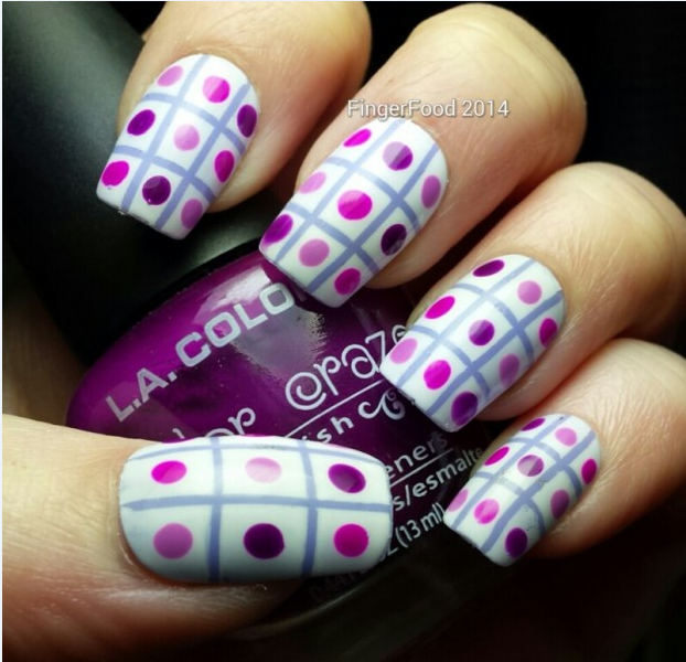 24 Ingenious Purple Nail Ideas for 2014