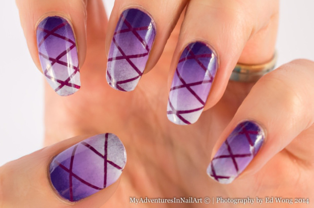24 Ingenious Purple Nail Ideas for 2014