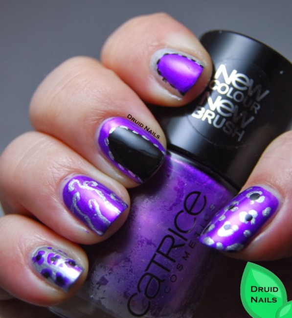 24 Ingenious Purple Nail Ideas for 2014