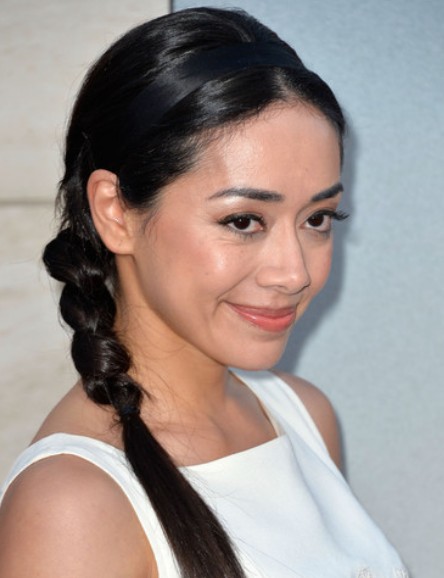 Aimee Garcia Half Braid/Getty Images