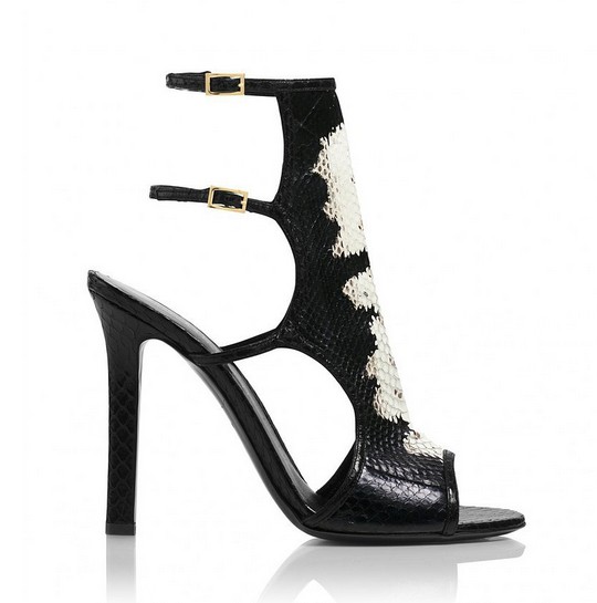 Bad Girl Handpainted Watersnake Heel ($995)