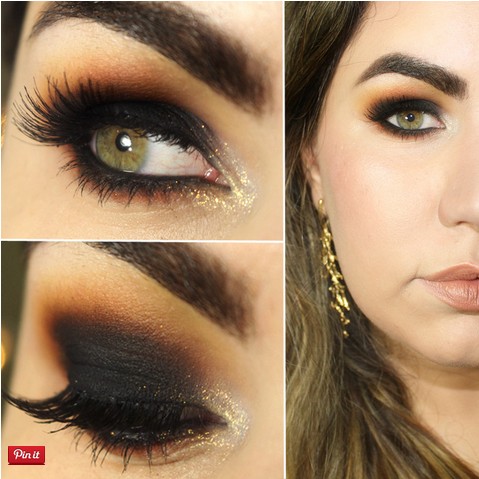 Black And Brown Glamorous Makeup