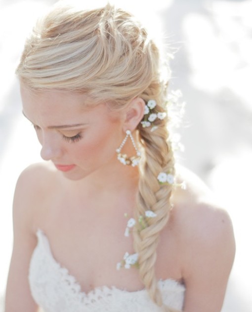 Braid with Funny Flowers