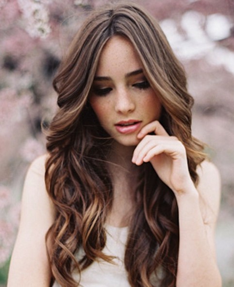 Romantic Long Curly Hairstyles