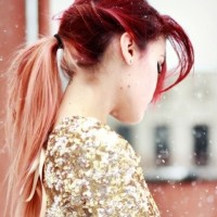 Diverse Red Ombre Hair