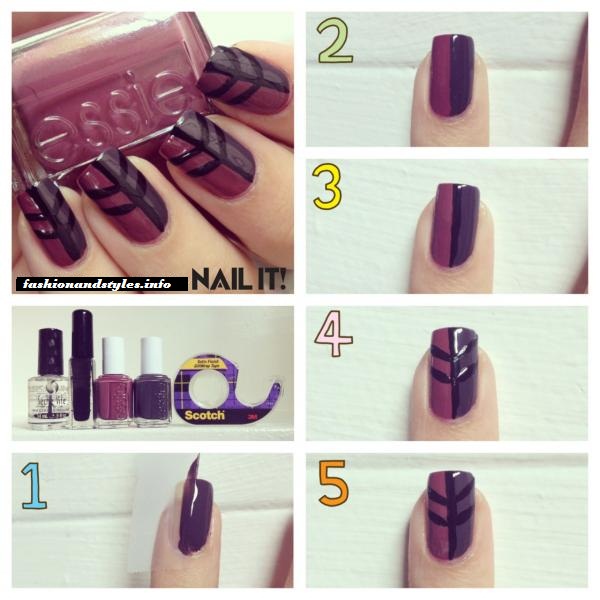 Easy Leave Nail Tutorial