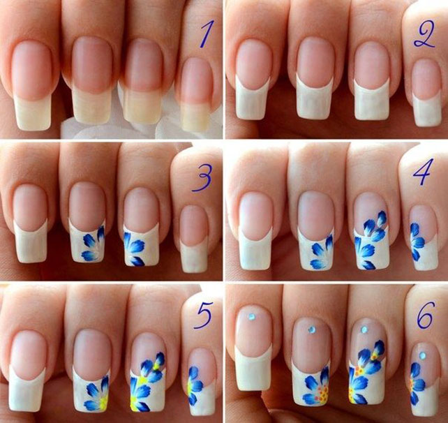 Flowers Nail Art