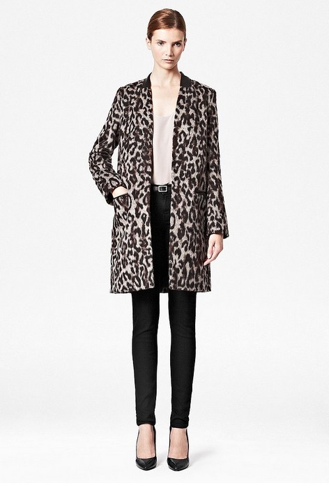French Connection Teddy Leopard Coat ($280, originally $298)
