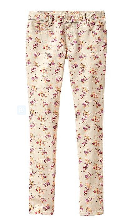 Gap Skinny Floral Jeans ($35)