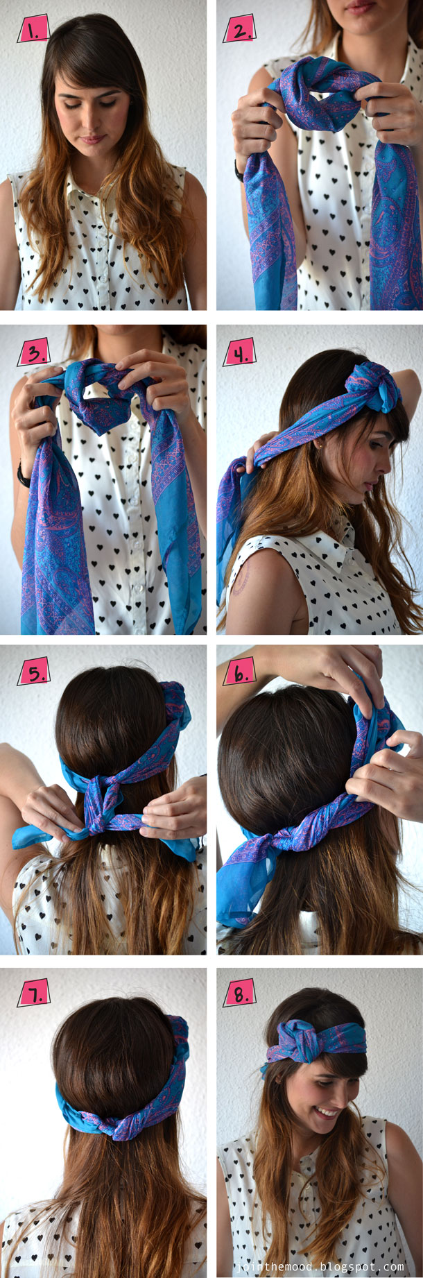 Hair with a Blue Bandana