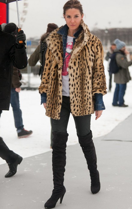 How to Suit Up the Hottest Leopard Coats for 2014