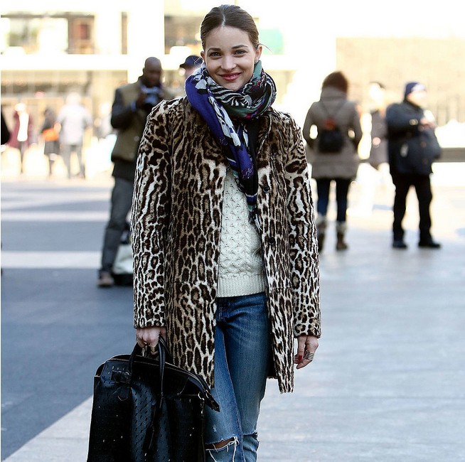 How to Suit Up the Hottest Leopard Coats for 2014