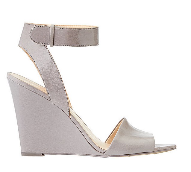 Grey Leather Sandal ($109)