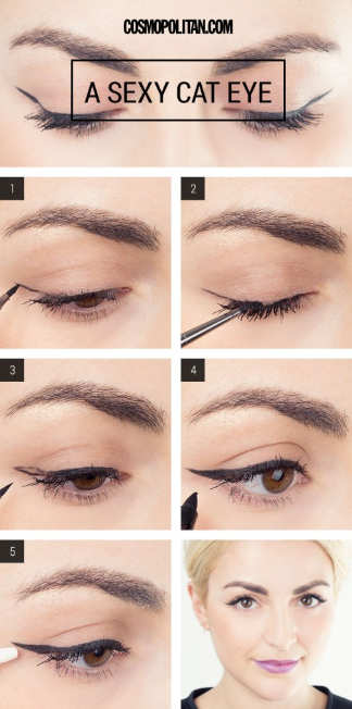 16 Useful Cat Eye Makeup Tutorials