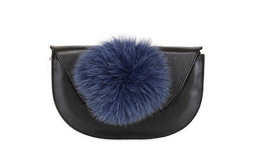 Kzeniya Ball Clutch With Fur Pompom ($230, originally $513)