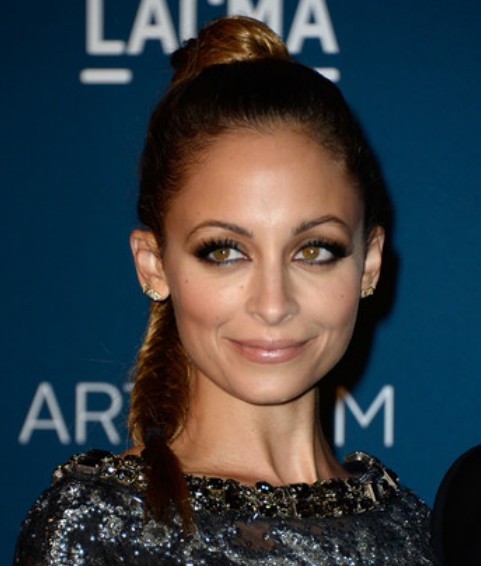 Nicole Richie High Braid/Getty Images