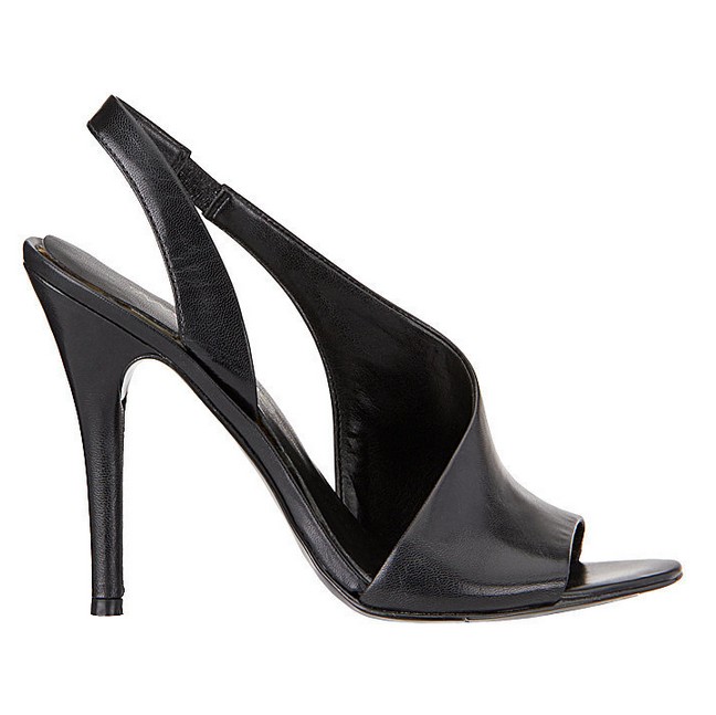 Black Leather Sandal ($89)