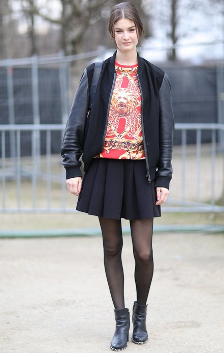 PFW Model Street Style