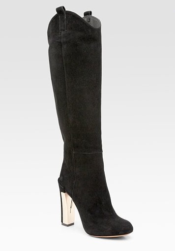 Paradis Suede Knee-High Boots ($600)