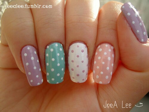 Polka-dot Nails