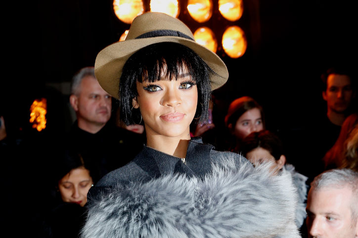 Rihanna at Lanvin