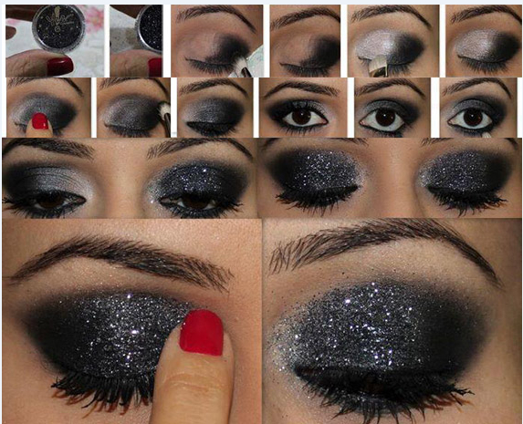 25 Eye-Catching Sparkly Makeup Ideas