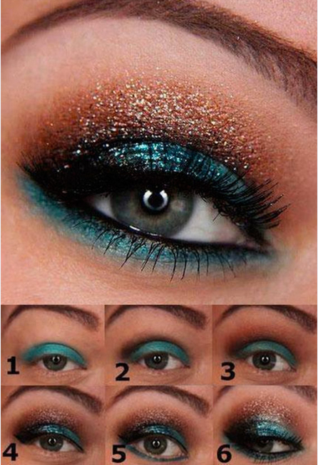 25 Eye-Catching Sparkly Makeup Ideas