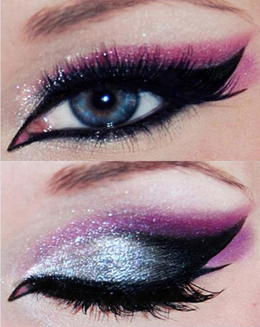 25 Eye-Catching Sparkly Makeup Ideas